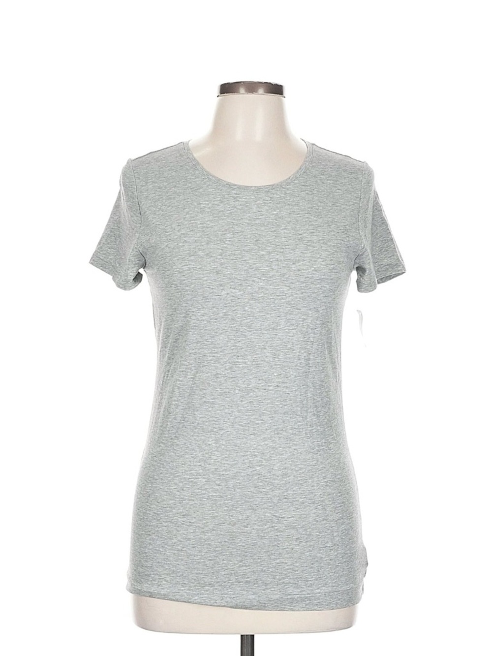 GAP Women's Short Sleeve Crew Tee - Heather Gray